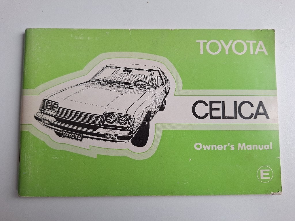 Toyota Celica Owner's Manual 1977, Verzenden