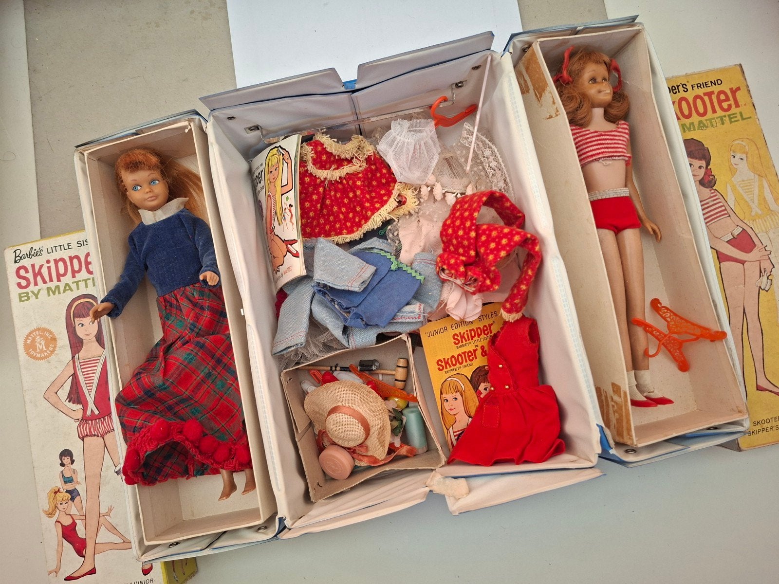 barbie doll poppen mattel speelgoed skipper skooter, Verzamelen, Verzenden, Fashion Doll