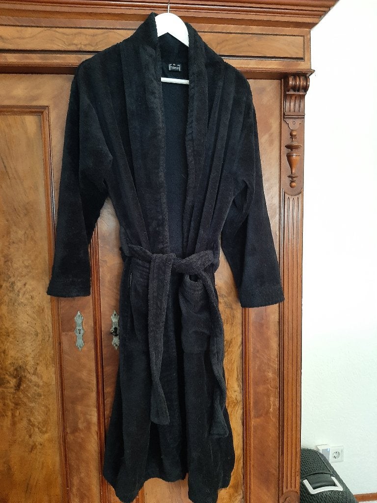 Livello zwarte badjas M, Kleding | Dames, Livello, Ophalen of Verzenden, Zo goed als nieuw, Maat 38/40 (M)