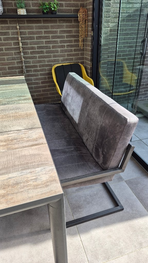 Eetkamerbank, Huis en Inrichting, Stoelen, Ophalen, Gebruikt, Leer, Eén