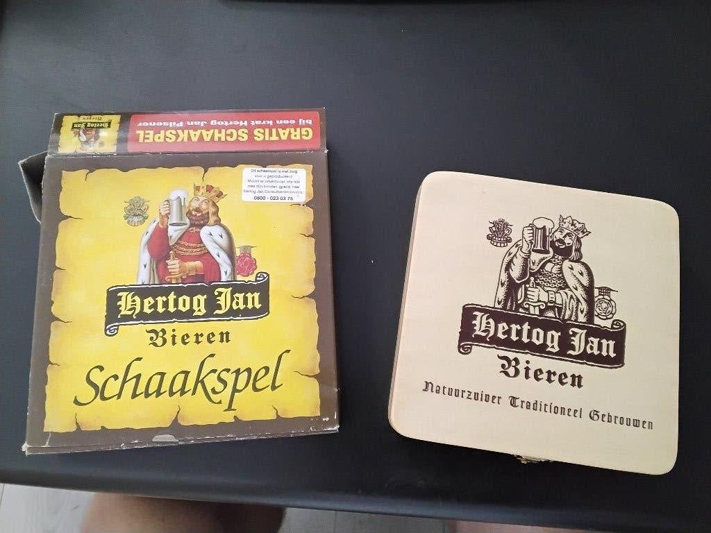 Hertog jan bier schaakspel, Ophalen of Verzenden, Nieuw, Reclamebord, Plaat of Schild, Hertog Jan