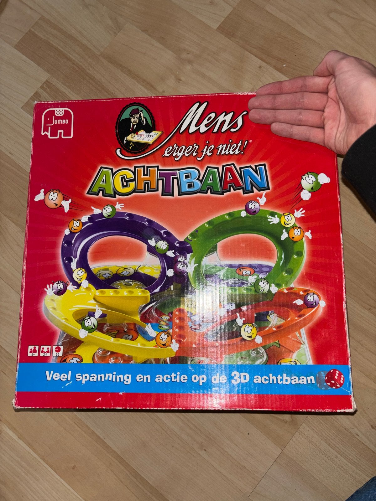 Spelletjes - Mens Erger Je Niet! Achtbaan, Drie of vier spelers, Ophalen of Verzenden, Gebruikt