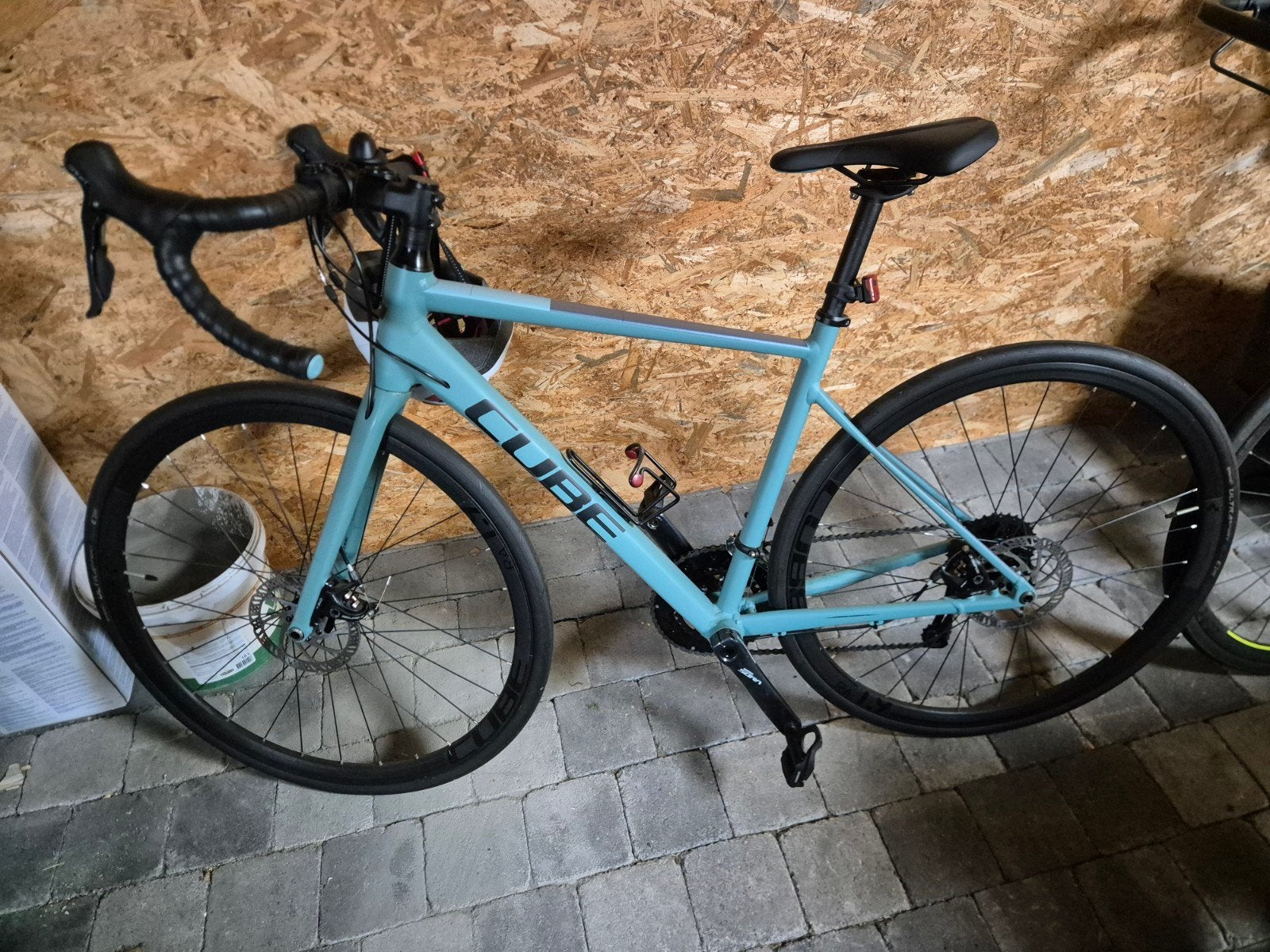 Cube racefiets axial , lichtblauw, zo goed als nieuw, Fietsen en Brommers, Overige merken, 28 inch, Aluminium, 49 tot 53 cm