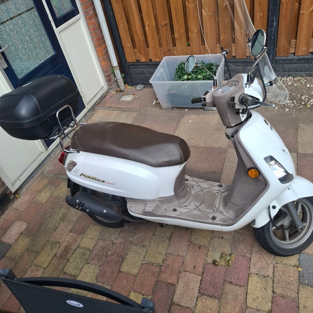 SYM Fiddle II 50S Snorscooter (2009) – Blauw kenteken, Ophalen, Gebruikt, SYM, Benzine