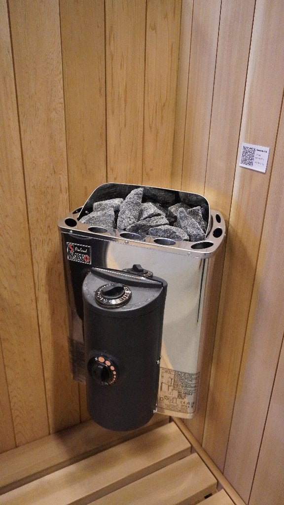 Sawo Saunakachel Mini X 3,6 kW (MX-36NB-Z), Sport en Fitness, Sauna, Ophalen, Zo goed als nieuw, Fins of Traditioneel, Toebehoren