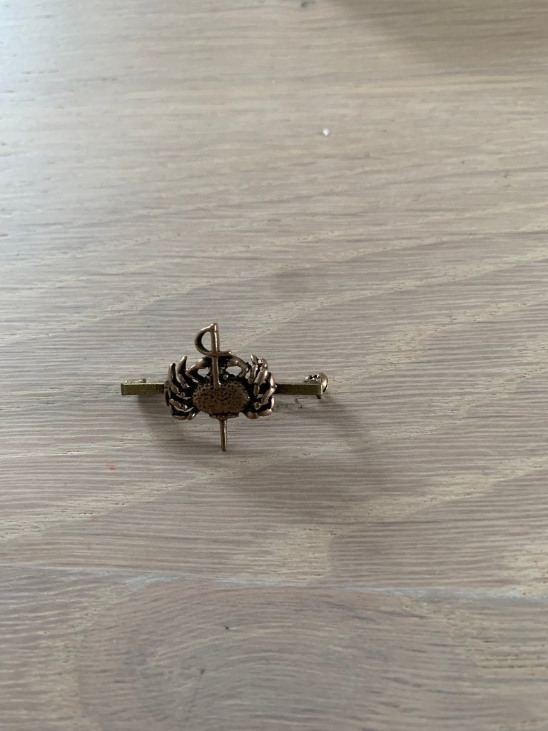 KWF verguld echt gouden speldje, Verzamelen, Ophalen of Verzenden, Zo goed als nieuw, Overige onderwerpen