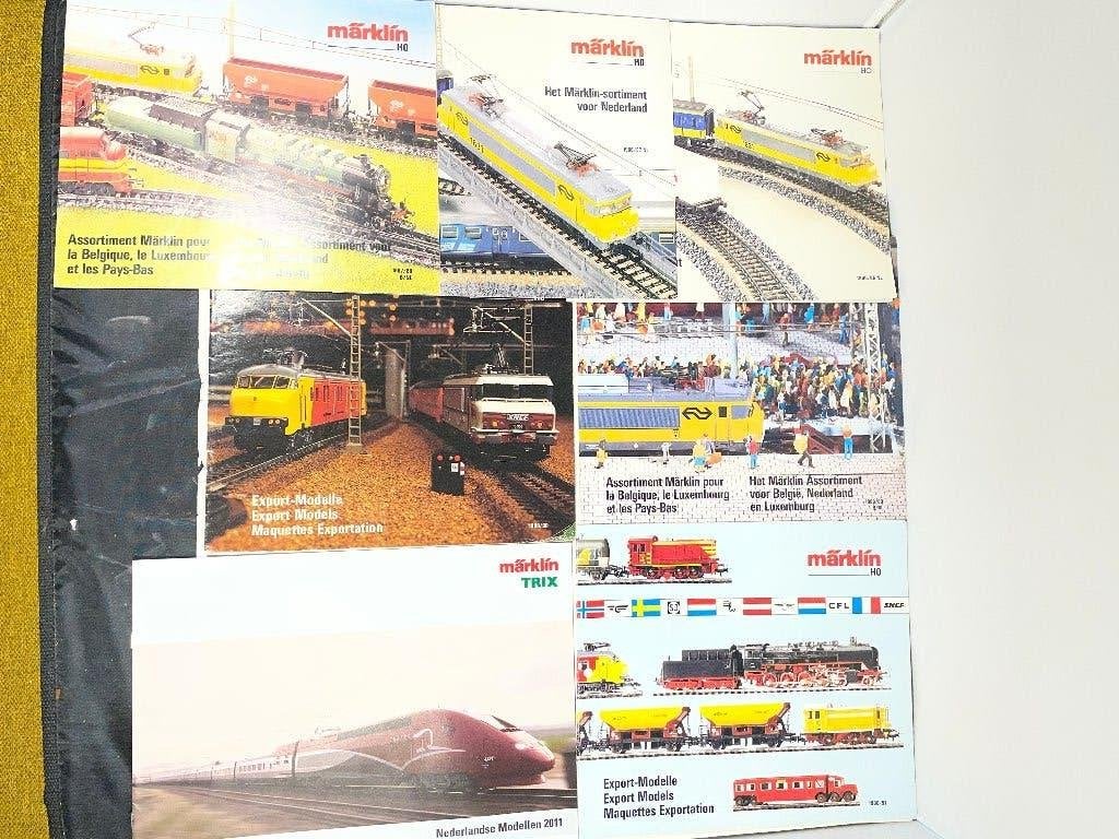 7x Marklin catalogus NL/Benelux, Wisselstroom, Zo goed als nieuw, Märklin, Boek, Tijdschrift of Catalogus