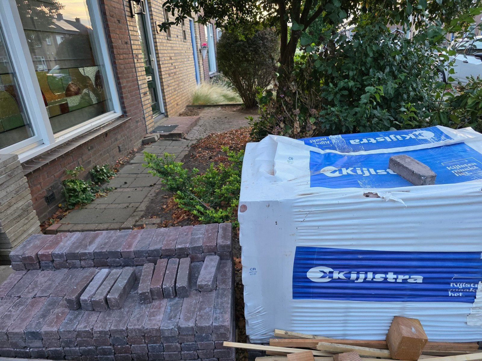 Kijlstra- Waalformaat getrommeld-  20x5x7cm oud Emmen, Klinkers, Nieuw, Ophalen of Verzenden, 10 m² of meer