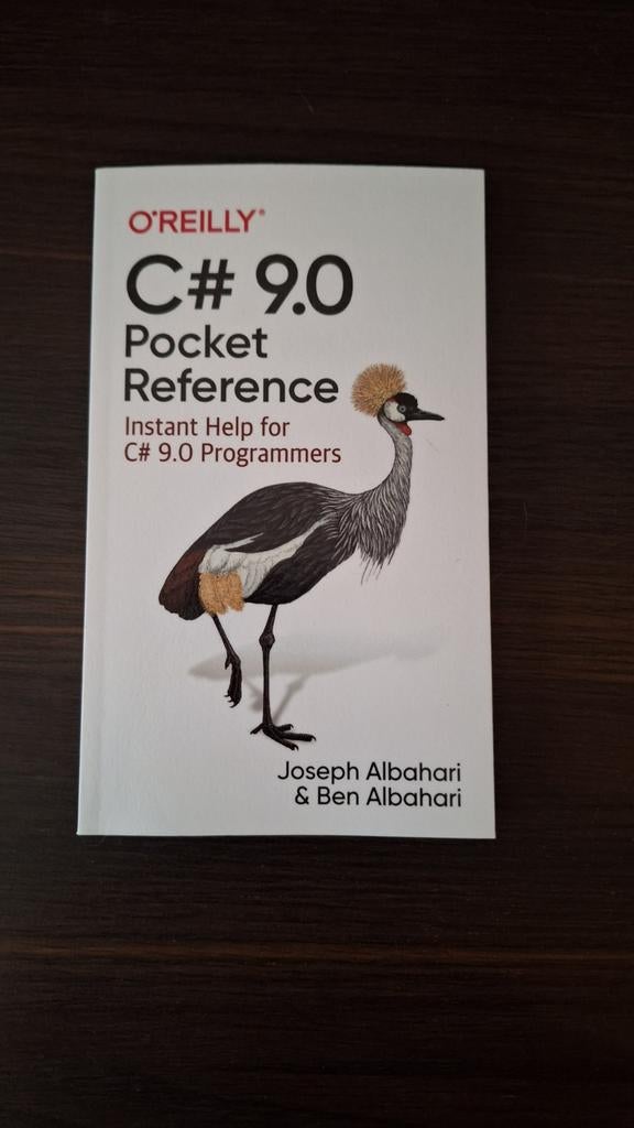 O'Reilly C# 9.0 Pocket Reference - Joseph & Ben Albahari, Ophalen of Verzenden, Zo goed als nieuw, Programmeertaal of Theorie