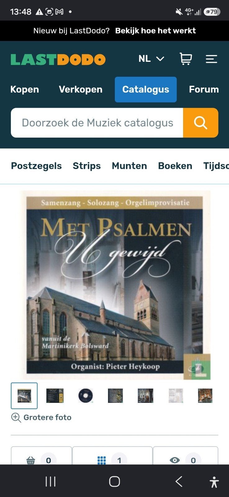 Gezocht: CD 'Met Psalmen U gewijd' - Pieter Heykoop, Ophalen of Verzenden