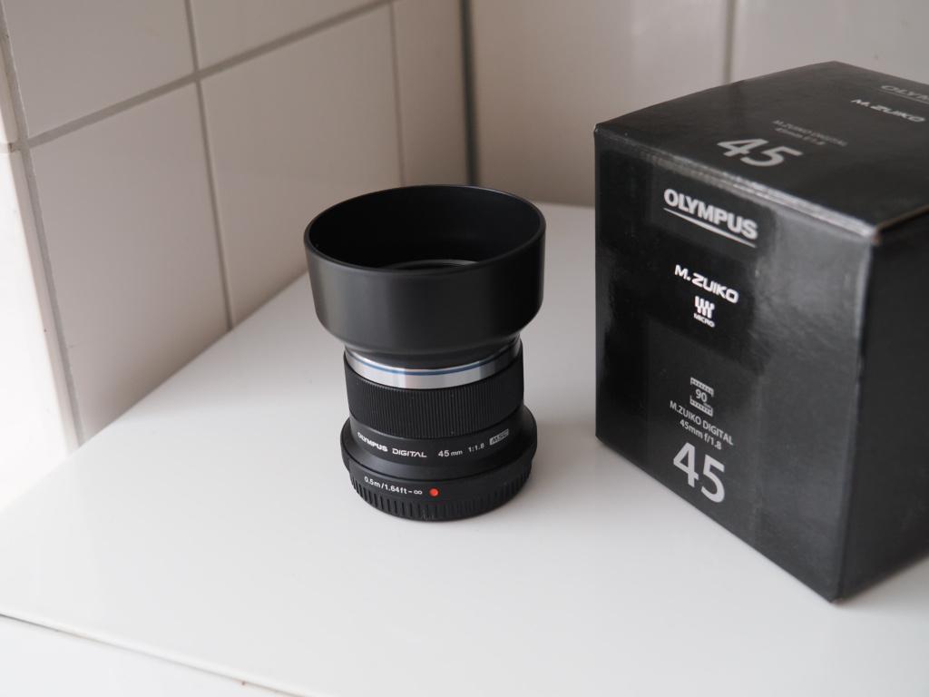 Olympus M. Zuiko 45mm f1.8, Ophalen of Verzenden, Zo goed als nieuw, Standaardlens