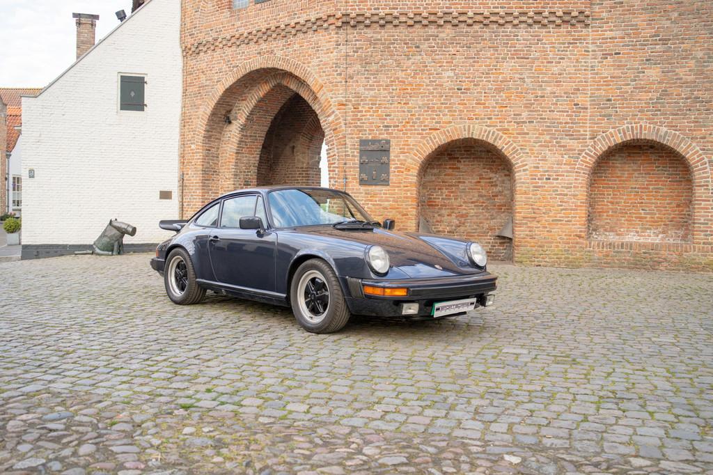 Porsche 911 SC coupe (bj 1977), Metallic lak, Gebruikt, Zwart, Blauw