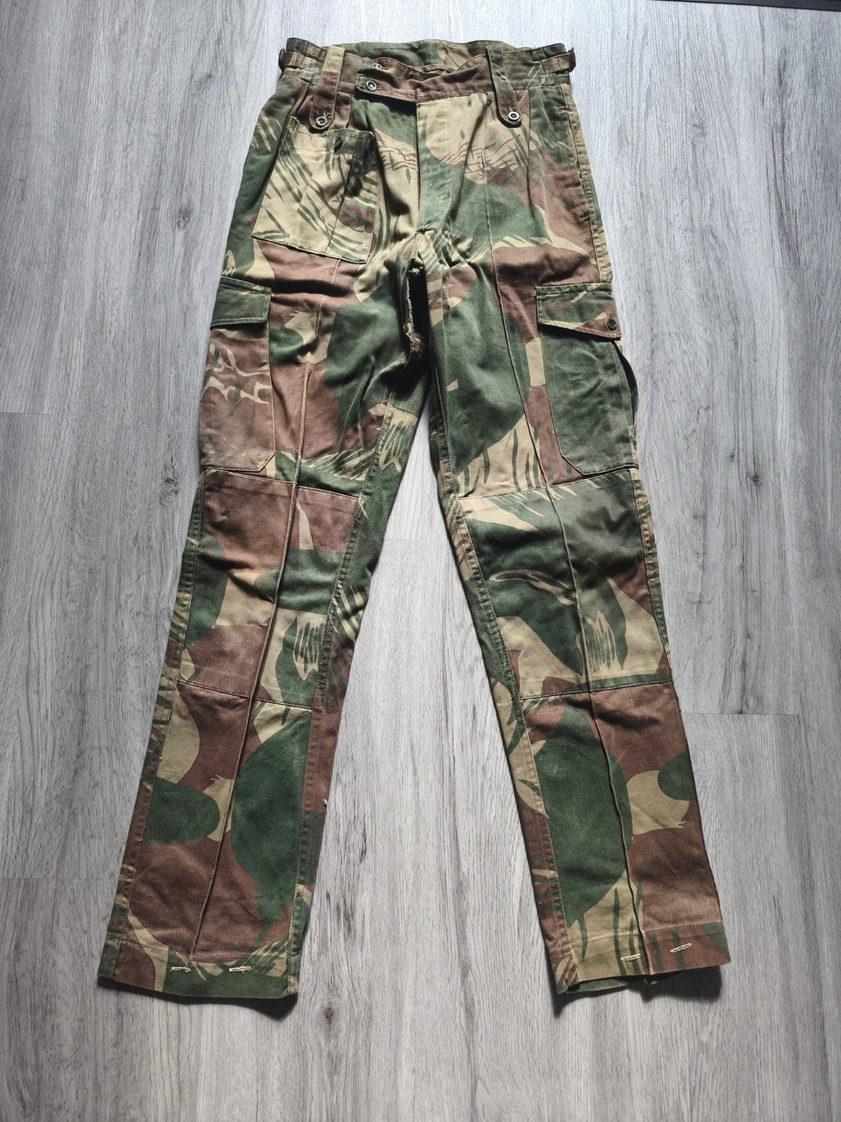 Originele Rhodesië brush stroke camouflage broek, Verzamelen, Ophalen of Verzenden, Landmacht, Nederland, Kleding of Schoenen