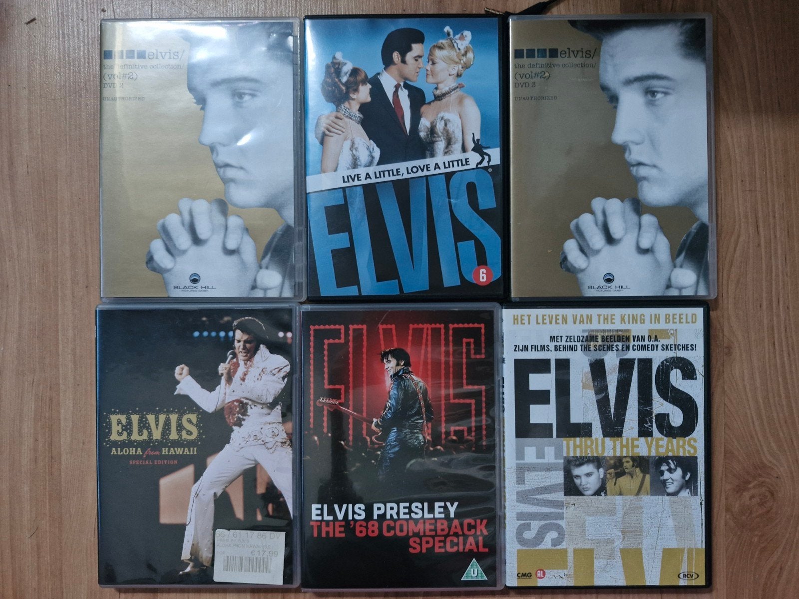 Elvis dvd's, Engels, Ophalen of Verzenden, Zo goed als nieuw, Alle leeftijden