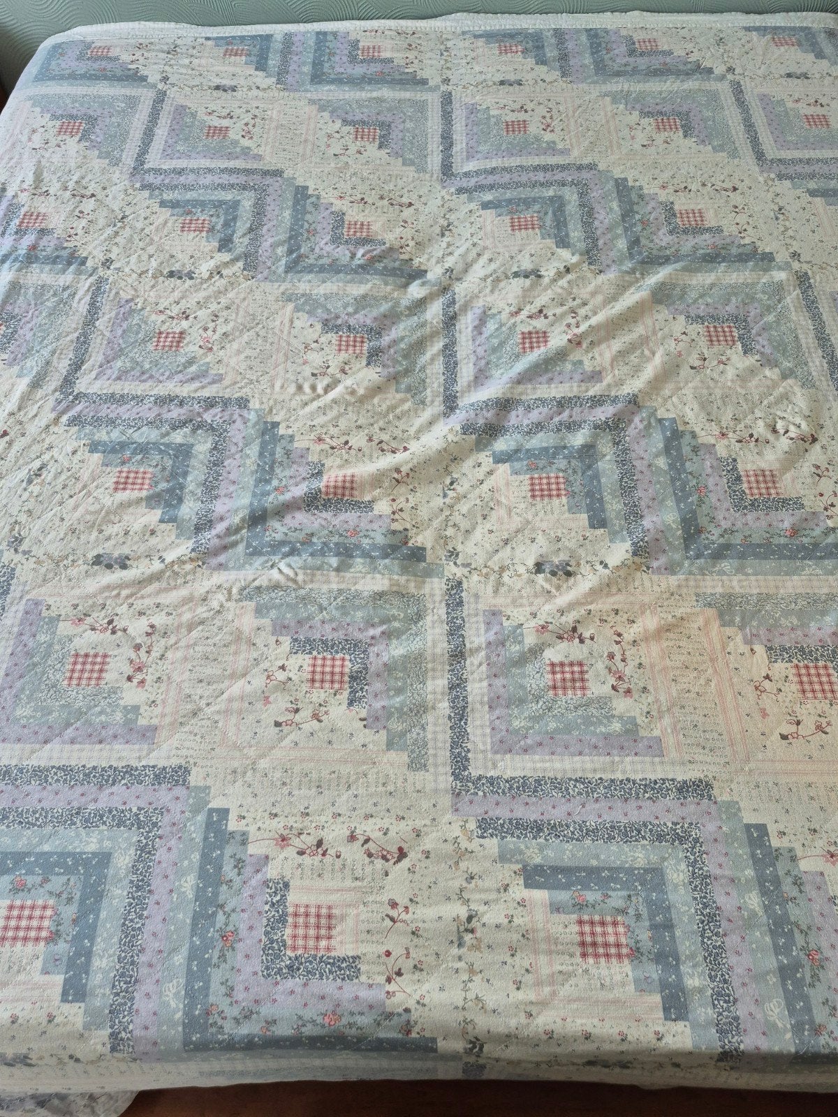 Lits jumeaux landelijke sprei laken katoen xxl  260 x 240, Overige maten, Wit, Ophalen of Verzenden, Deken of Dekbed