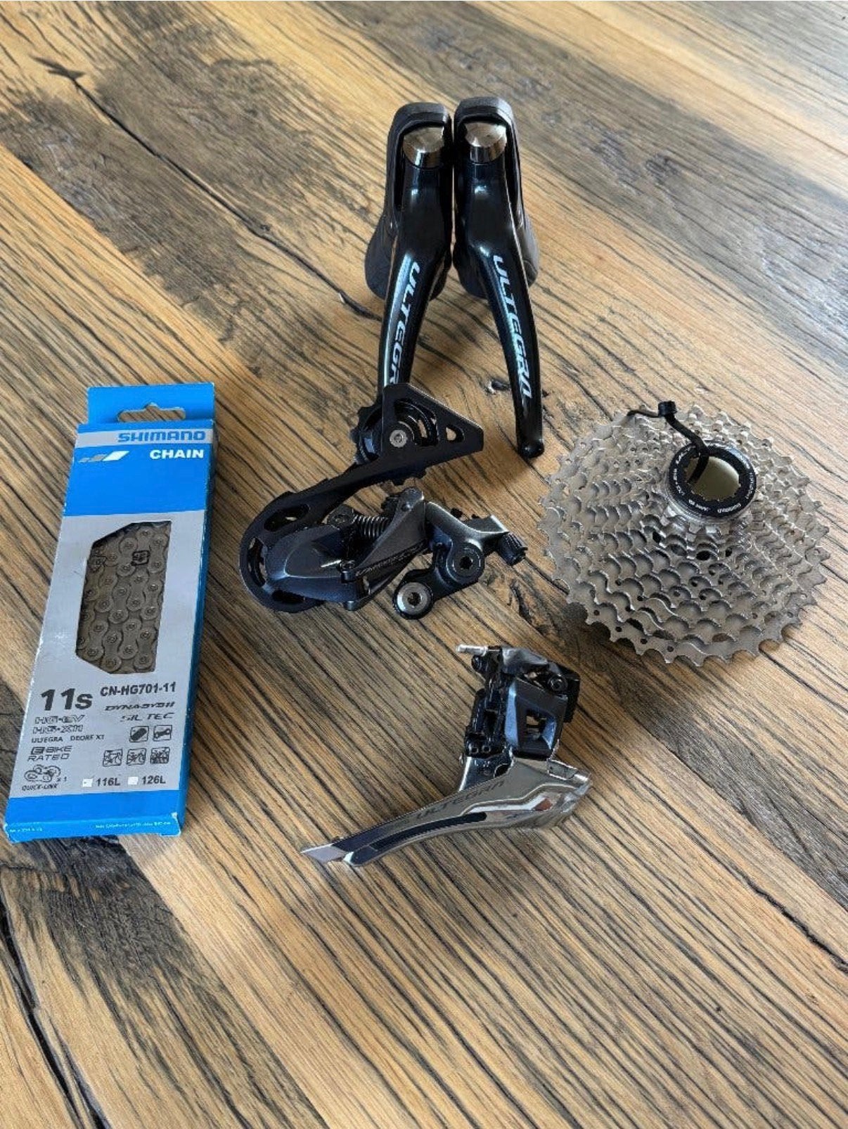 Shimano Ultegra R8000 mini groep, Shimano, Overige typen, Ophalen of Verzenden, Zo goed als nieuw