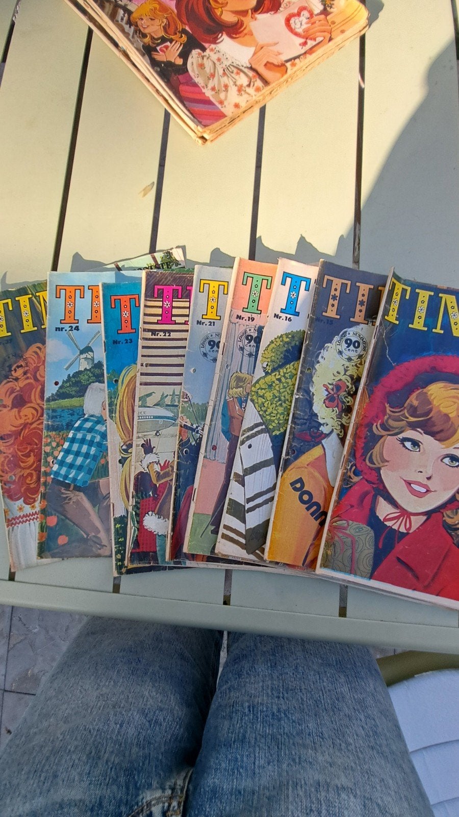 Tina tijdschriften uit 1974 - Vintage damesbladen, Ophalen of Verzenden, Gelezen, Damesbladen