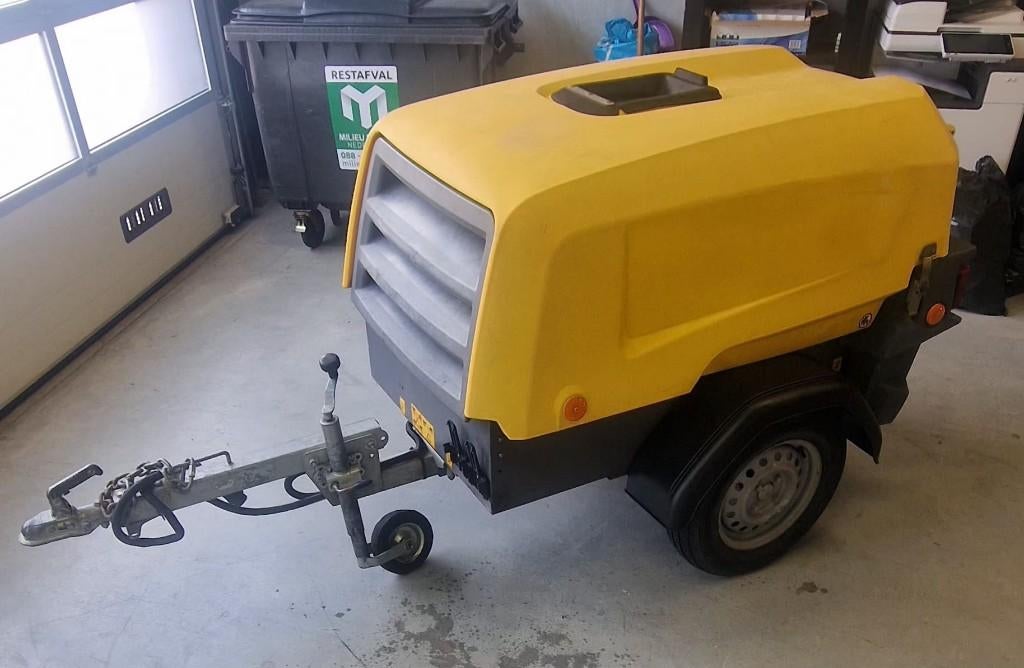 Atlas Copco XAS 38, Ophalen, Zo goed als nieuw, Mobiel, 6 tot 10 bar