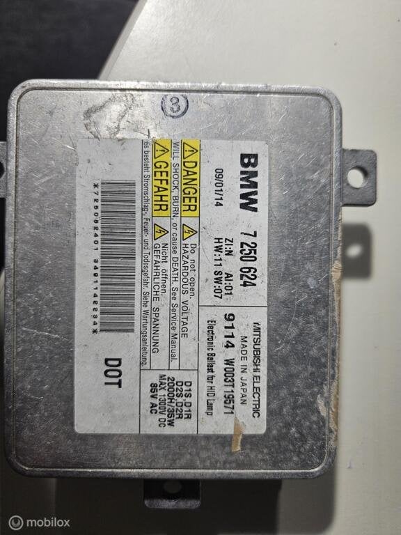 Adaptive licht control module originl BMW ('12-'15) 7250624, Gebruikt, Ophalen of Verzenden, BMW, BMW