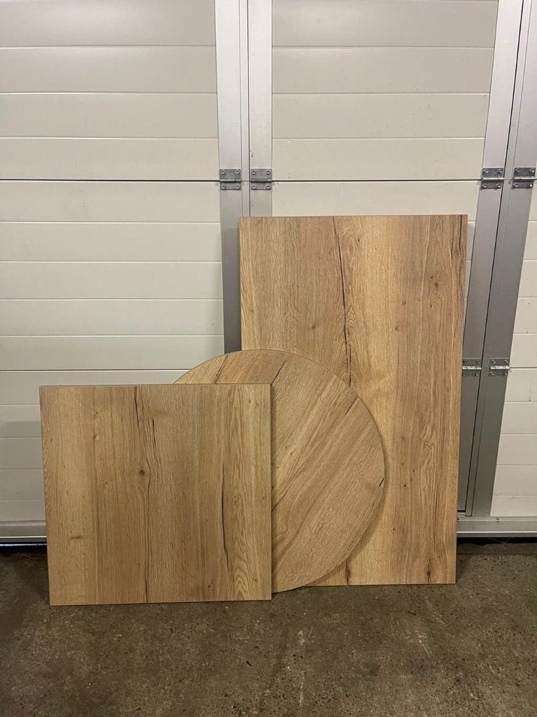 40 Stuks melamine horecs restaurant tafelbladen houtlook, Ophalen