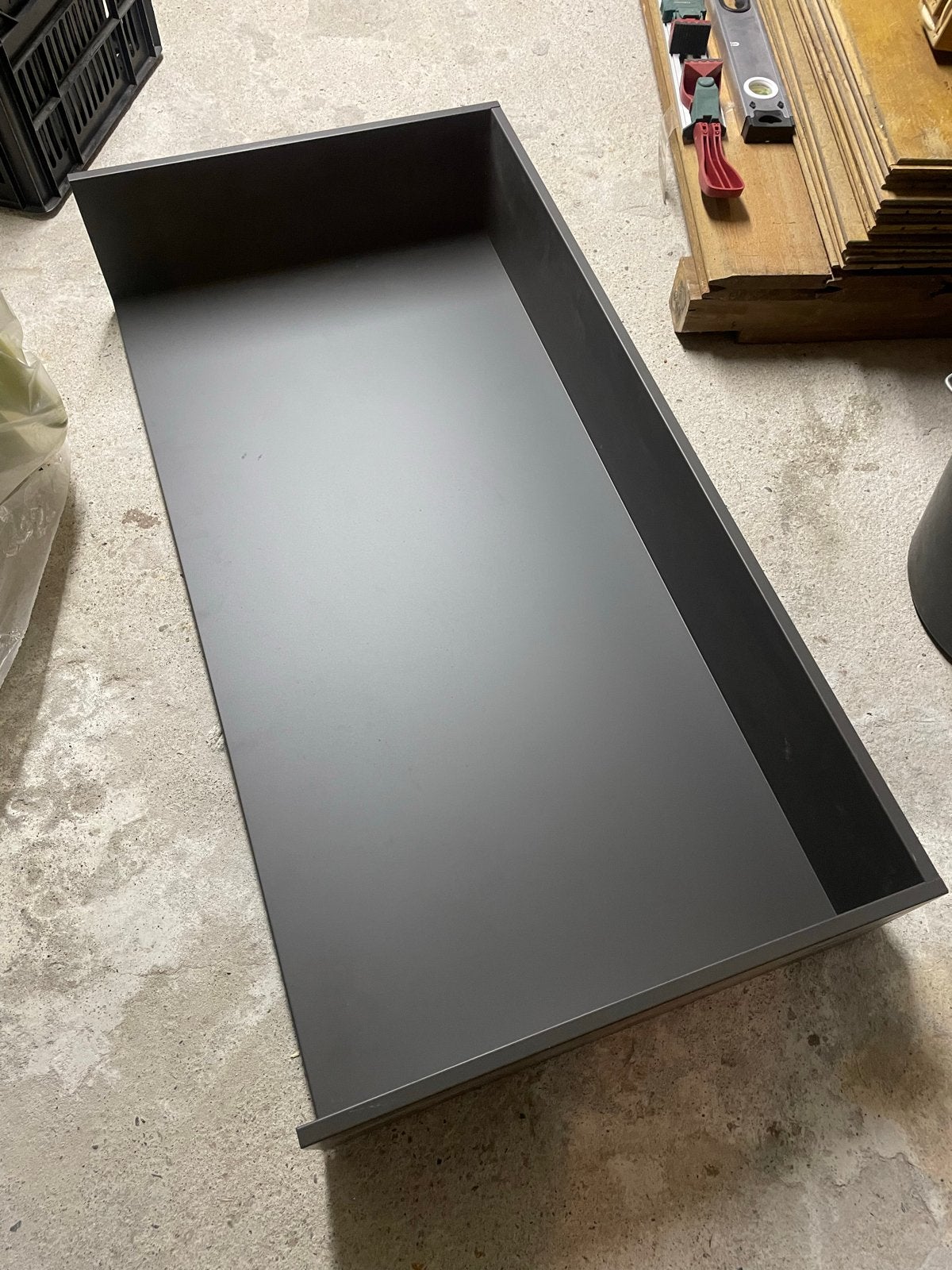 Bulthaup B1 keukenlade, donkergrijs, 100x50 cm, Huis en Inrichting, Ophalen, Zo goed als nieuw