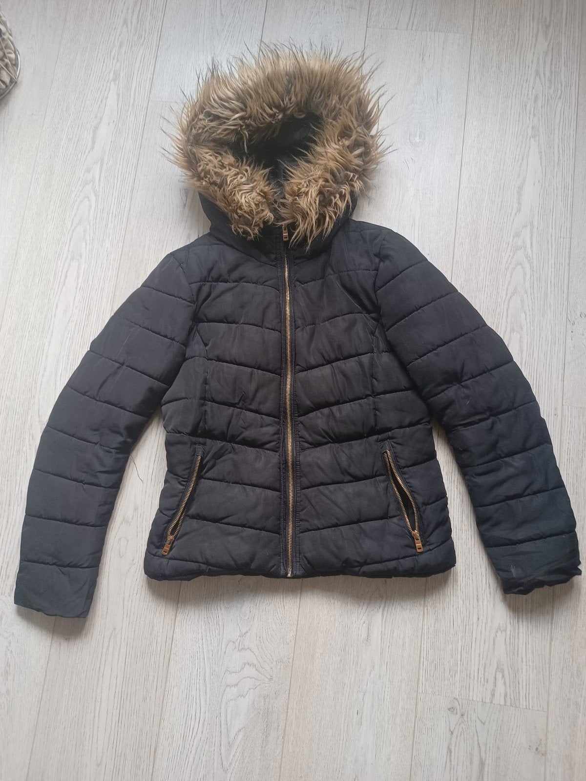 Nette winterjas maat M, Kleding | Dames, Jassen | Winter, Ophalen of Verzenden, Zo goed als nieuw, Maat 38/40 (M), Zwart