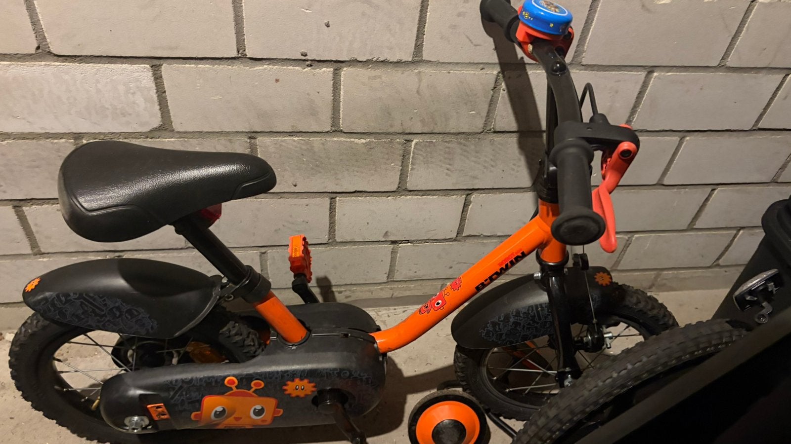 Kinderfiets 3-6 Jaar 14” |B'TWIN Kids Bike + Training Wheels, Ophalen, Zijwieltjes, Velgrem, Minder dan 16 inch