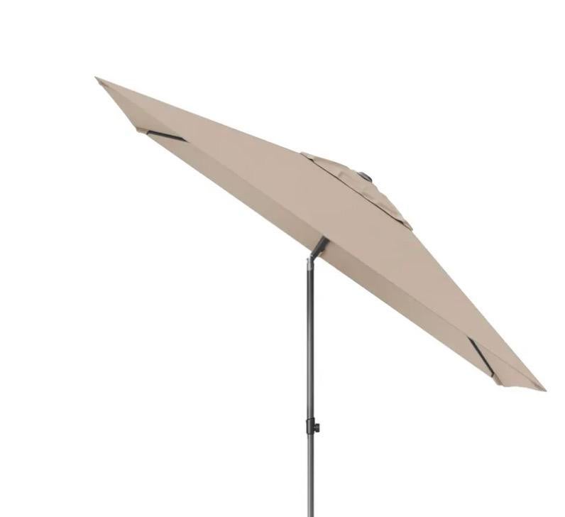 Parasol Platinum Riva Taupe met kantel functie, Kleding | Dames, Ophalen of Verzenden, Zo goed als nieuw, Beige, Overige typen