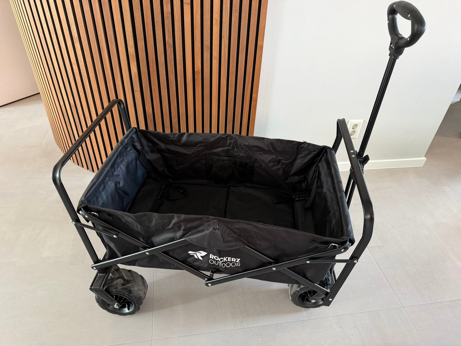 Opvouwbare bolderkar met dikke wielen - Rockerz Outdoor 120L, Ophalen, Opvouwbaar, Zo goed als nieuw