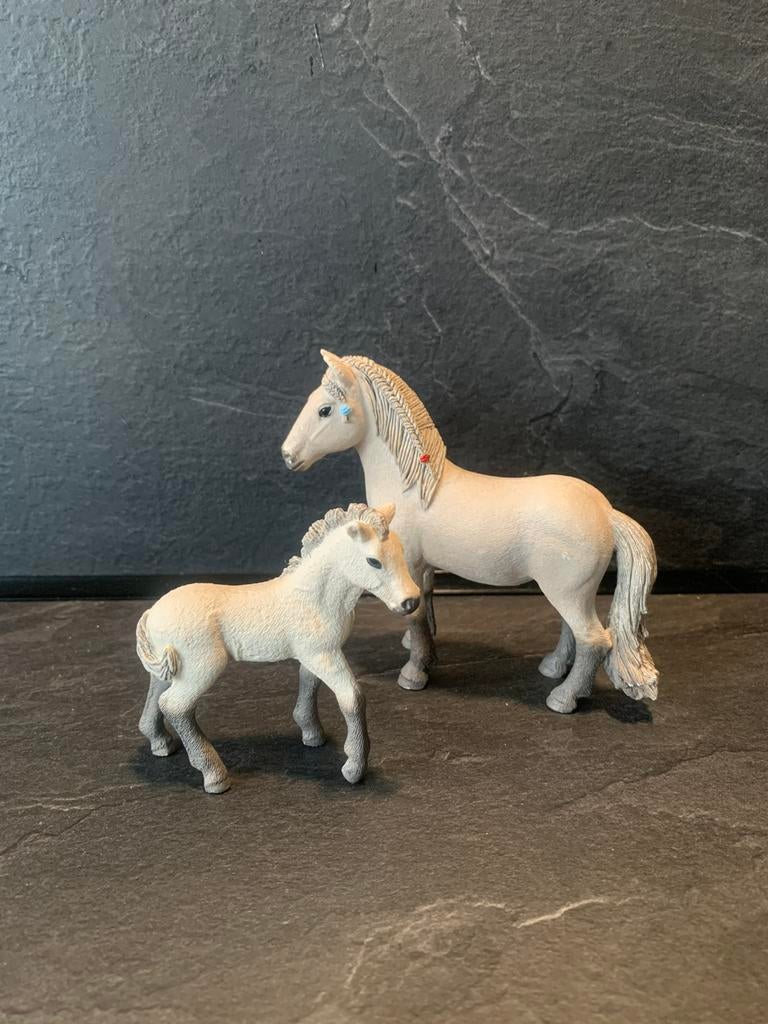Schleich paarden set IJslandse paarden, Ophalen of Verzenden, Zo goed als nieuw
