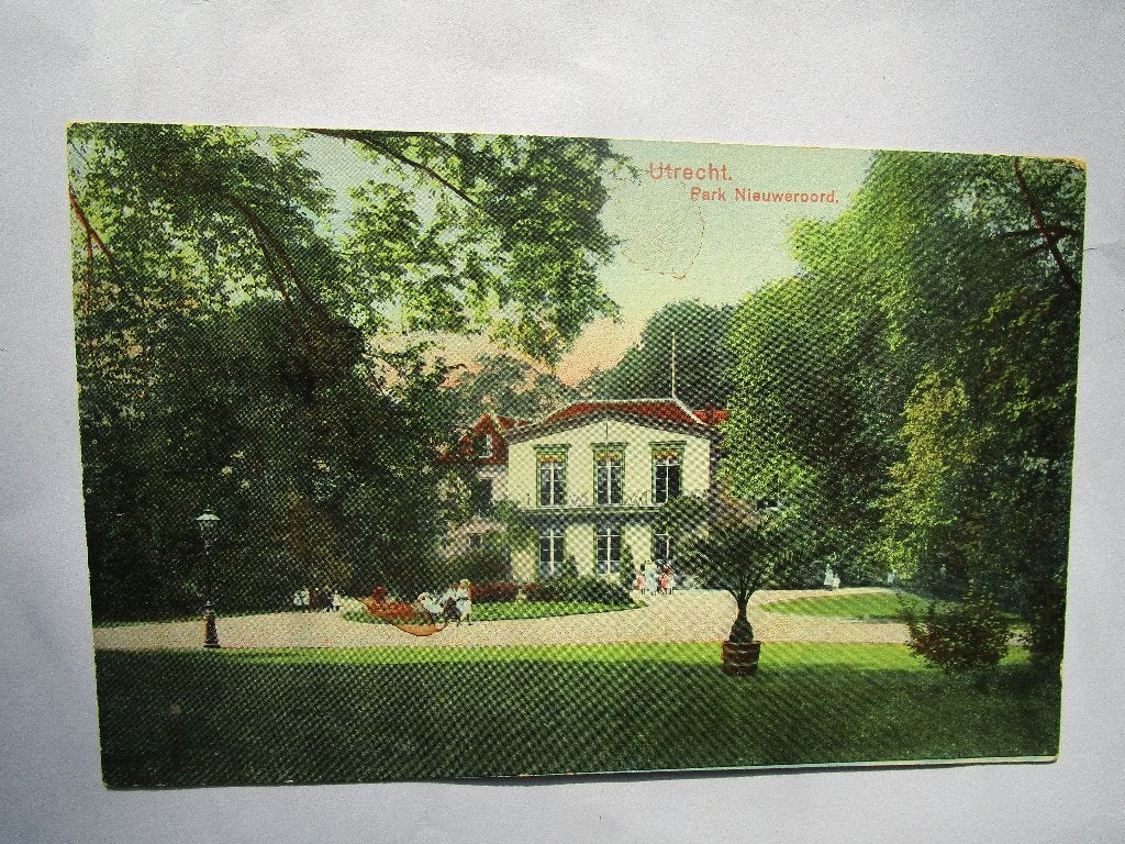 Ansichtkaart Utrecht - Park Nieuweroord, Verzenden, Voor 1920, Ongelopen, Utrecht