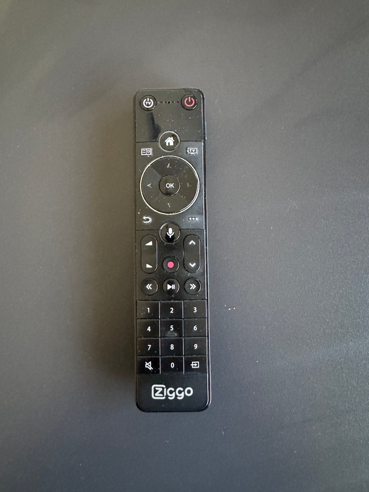 Ziggo afstandsbediening, Audio, Tv en Foto, Afstandsbedieningen, Zo goed als nieuw, Origineel, Mediaspeler, Ophalen of Verzenden