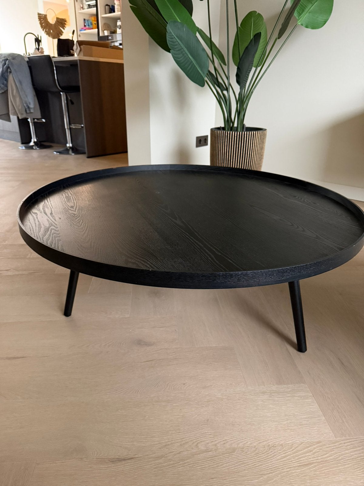 WOOOD salontafel 100 cm, Ophalen, Gebruikt, 50 tot 100 cm, Rond