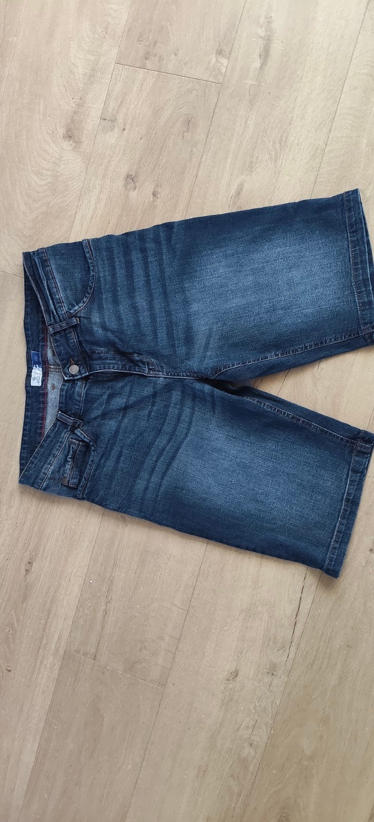 Lewis & Clark Stoere Denim Shorts / Korte Spijkerbroek Heren, Ophalen of Verzenden, Zo goed als nieuw, Blauw