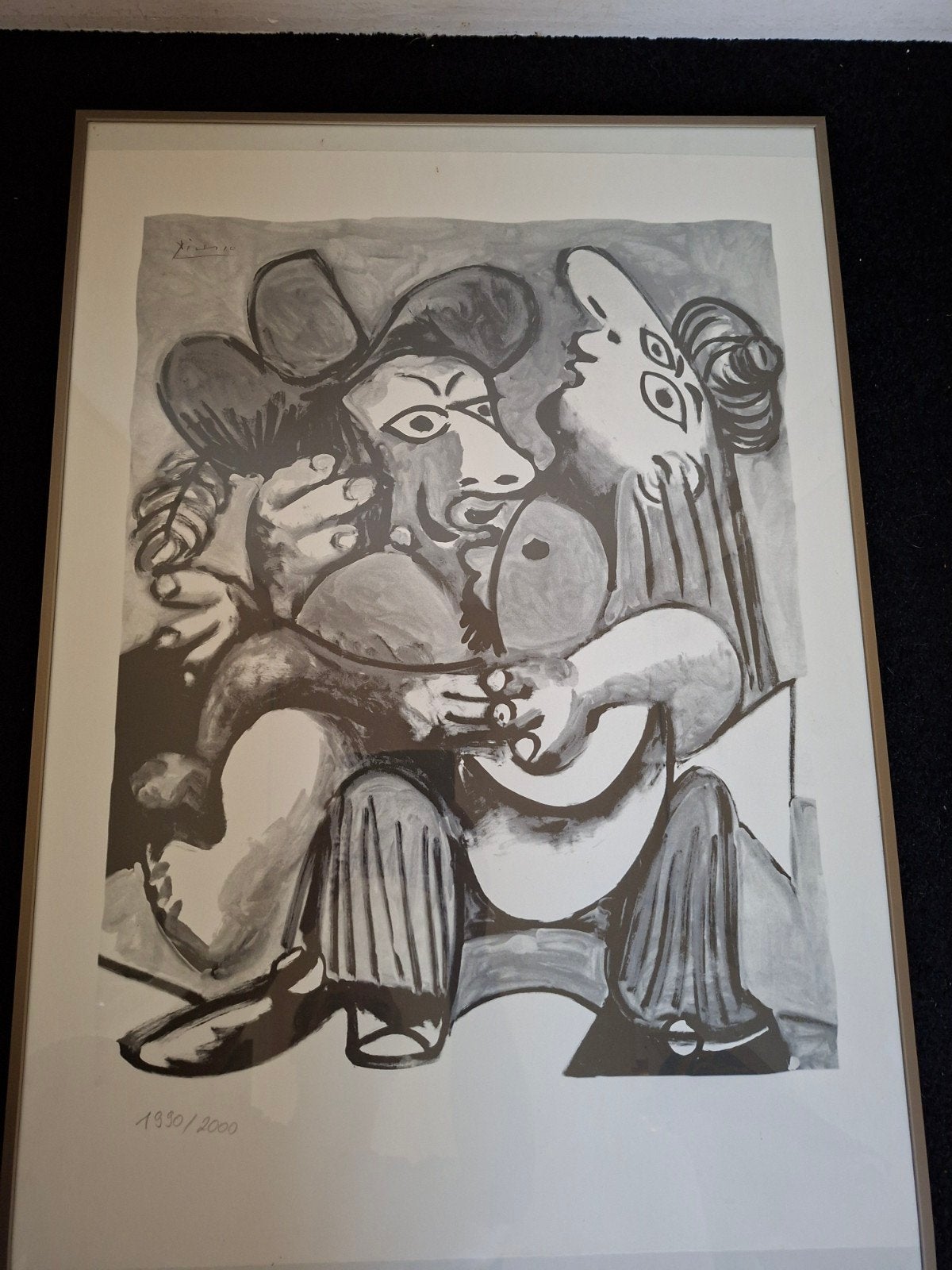 Picasso,58x83Cm,Litho,1990/2000,€ 175,-ZIE MIJN OV.ADVERTS., Antiek en Kunst, Kunst | Litho's en Zeefdrukken, Gelimiteerde oplage