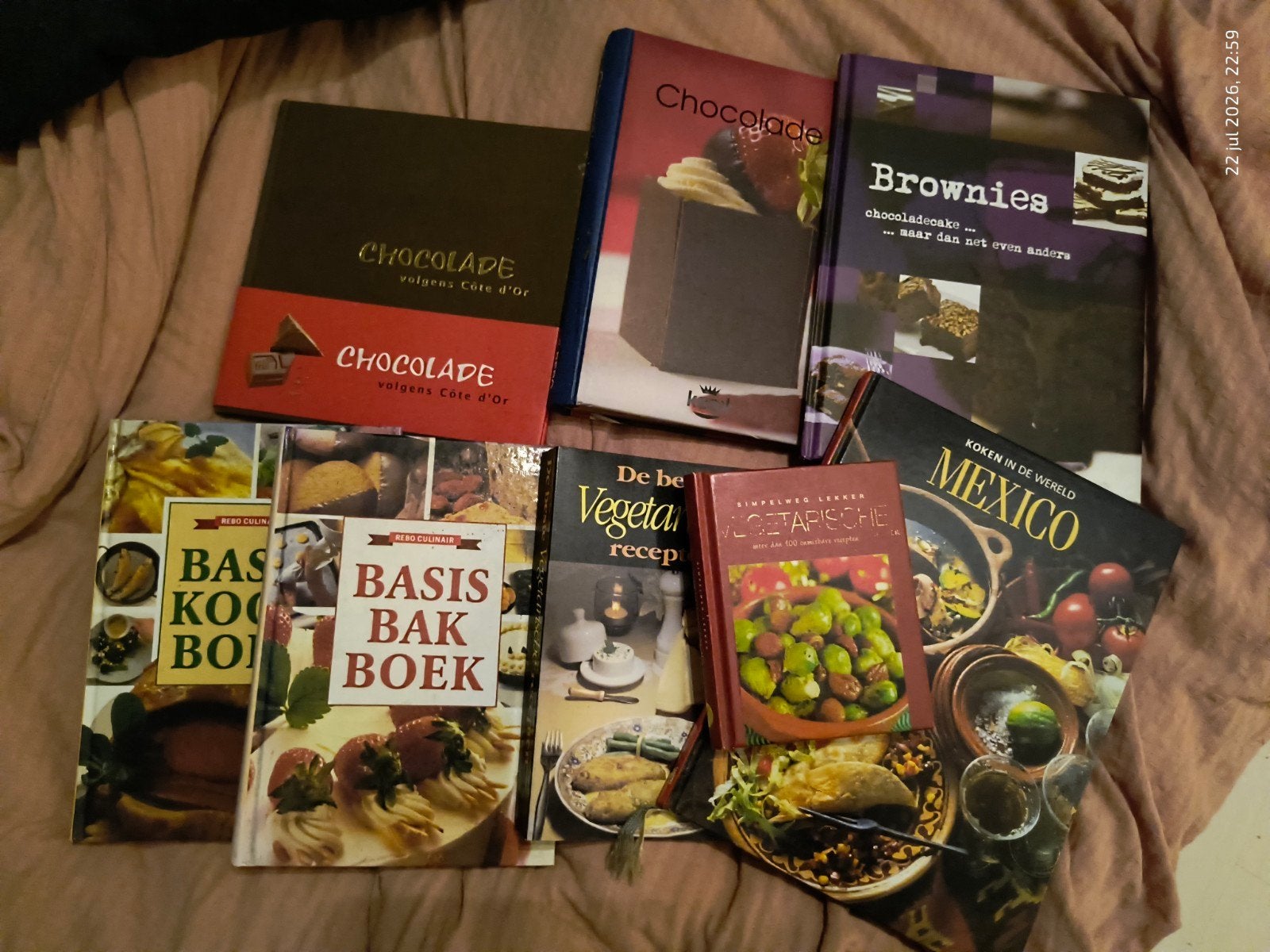 Diverse kookboeken bakboek en chocolade recepten, Verzenden, Zo goed als nieuw, Eten en Koken