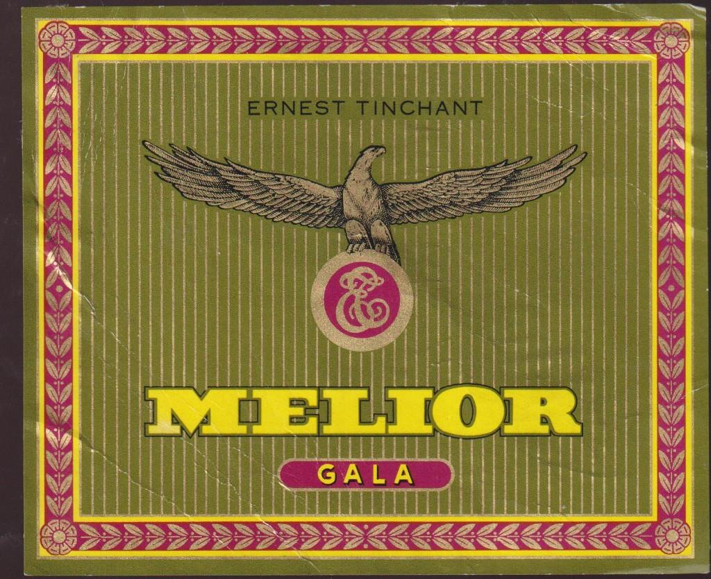 sigarenbanden - etiket - ERNEST TINCHANT MELIOR, Ophalen of Verzenden, Zo goed als nieuw, Sigarenbandjes