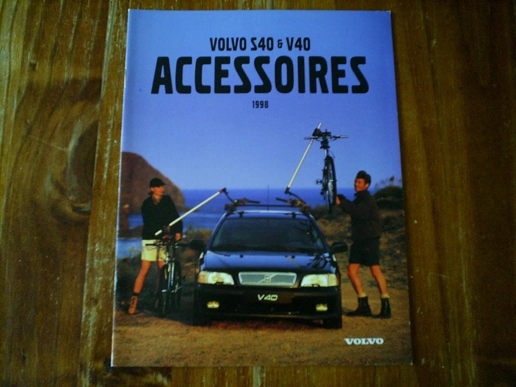Volvo S 40 / V 40 Accessoires 1998 16 pag., Verzenden, Zo goed als nieuw, Volvo