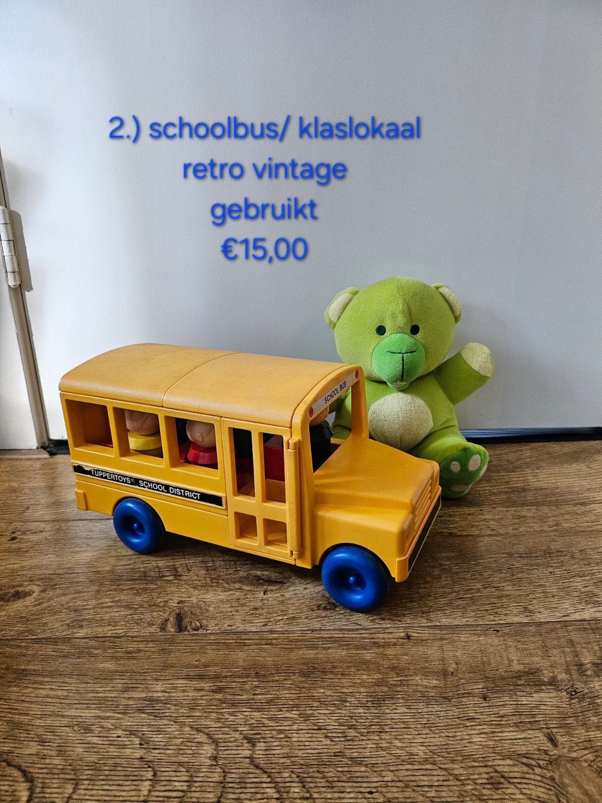 2.) Tupperware tuppertoys schoolbus/ klaslokaal retro, Huis en Inrichting, Ophalen of Verzenden, Gebruikt, Oranje, Overige typen