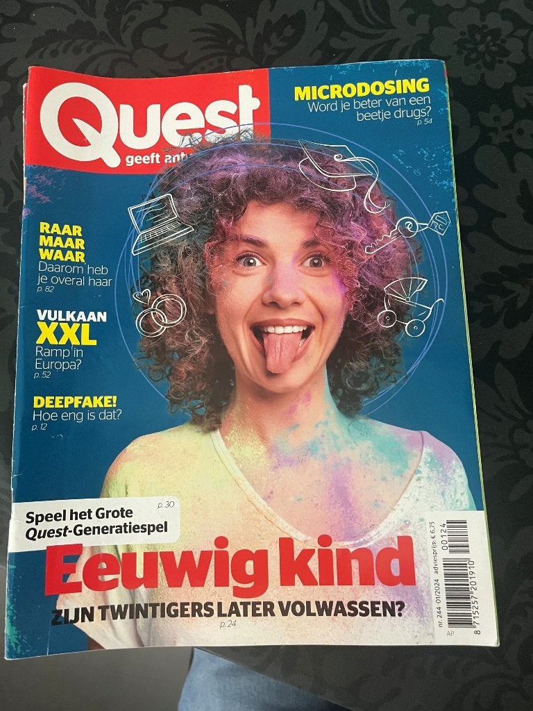 Quest jaargang 2024+2025, Boeken, Verzenden, Gelezen, Wetenschap en Natuur