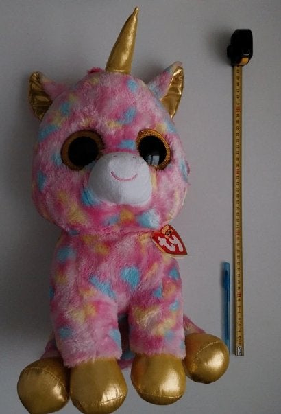 Ty Beanie Boo XL Fantasia Eenhoorn - 42 cm -Met Prijskaartje, Kinderen en Baby's, Speelgoed | Knuffels en Pluche, Eenhoorn, Overige karakters
