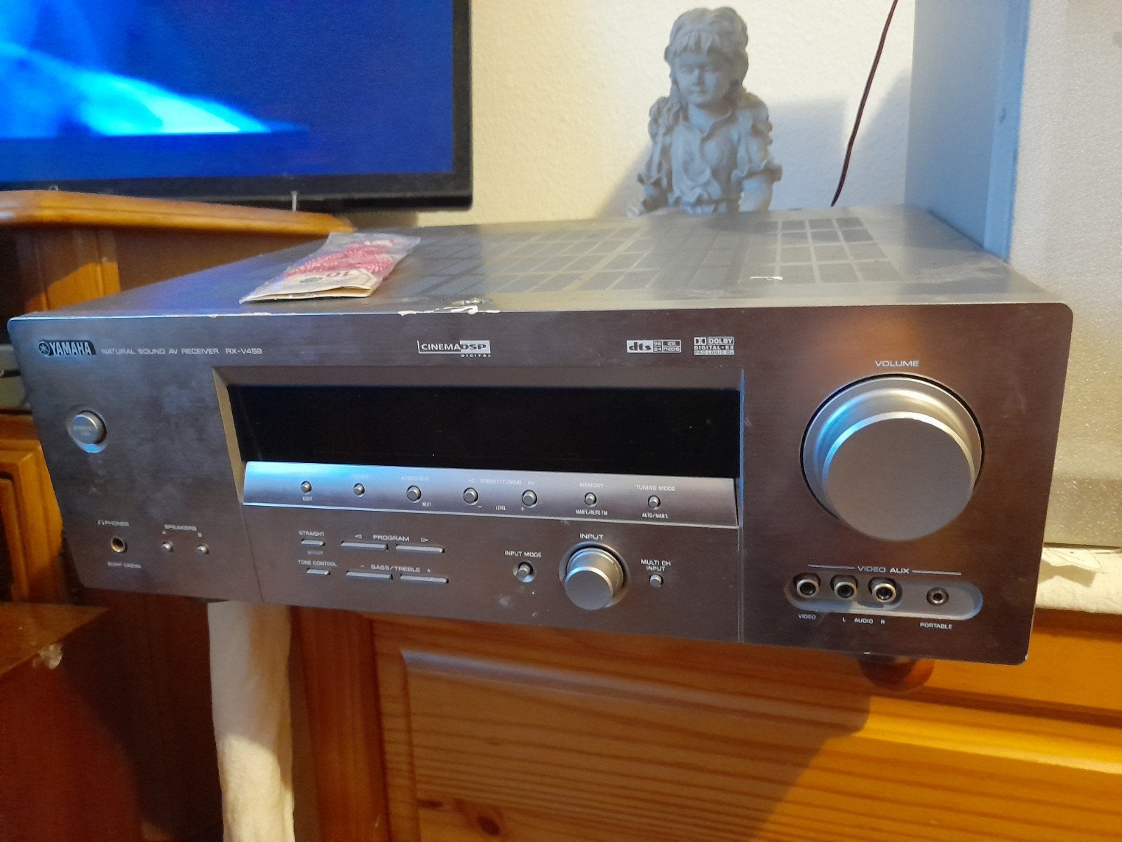 Professionele Yamaha RX-V459 Versterker - Zo goed als nieuw, Ophalen of Verzenden, 120 watt of meer, Nieuw, Yamaha