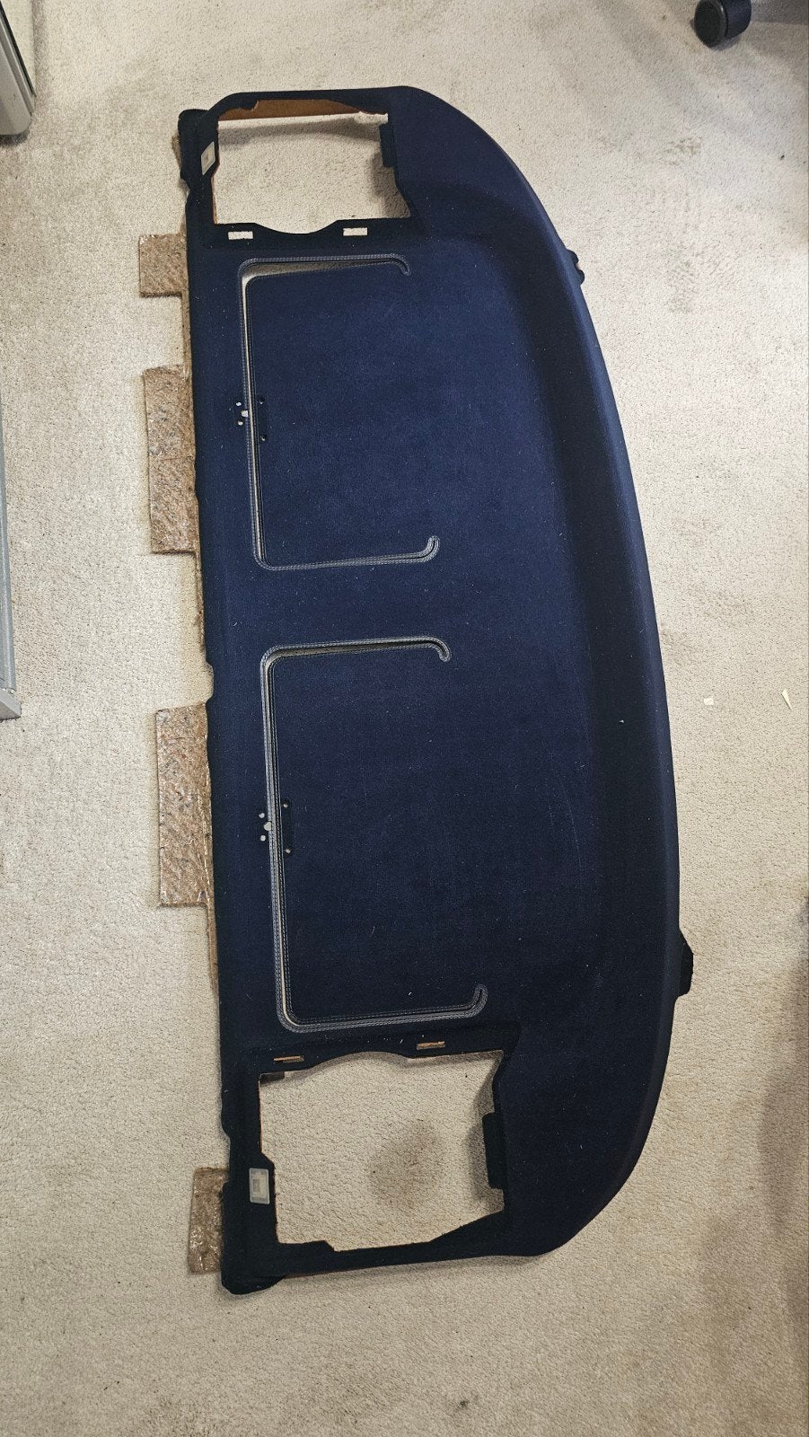 Hoedenplank Blauw, Mercedes W126, 1986, zeer netjes, Ophalen