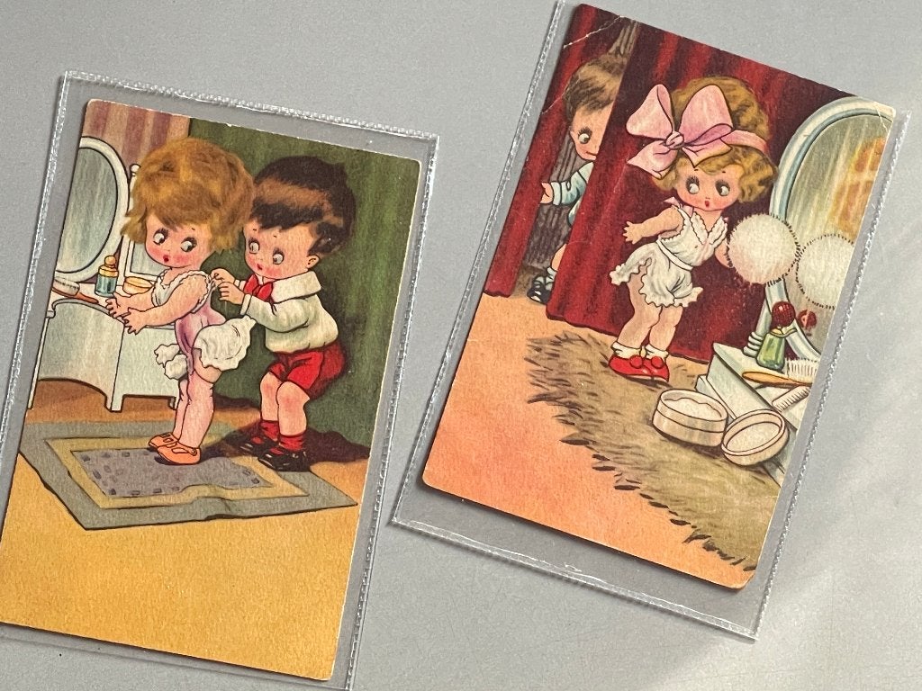 Fantasiekaarten kinderen jaren 20, Ophalen of Verzenden, 1920 tot 1940, Ongelopen, Kinderen