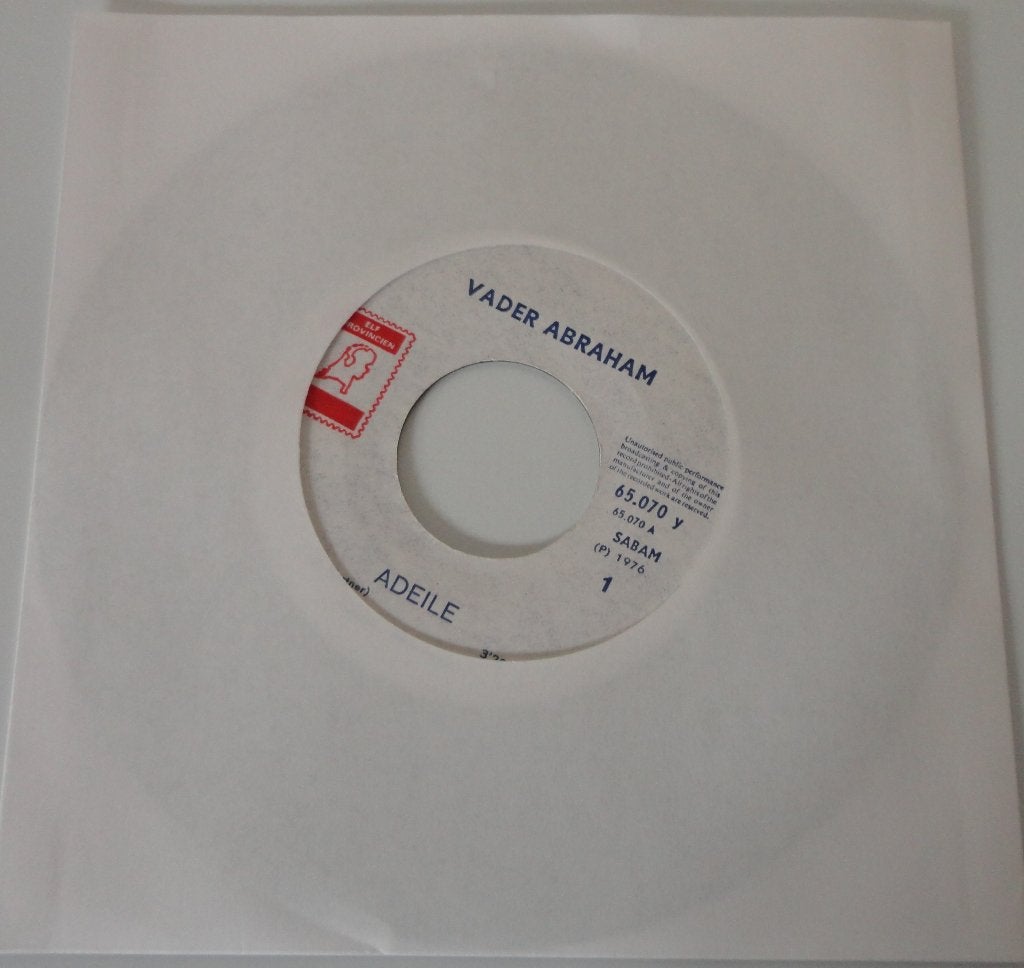 Vader Abraham > Adeile, Cd's en Dvd's, Vinyl Singles, Ophalen of Verzenden, Gebruikt, 7 inch, Nederlandstalig