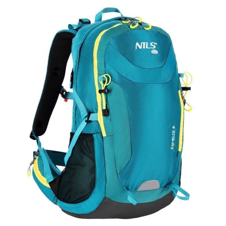NILS CAMP Backpack Tourist Rambler 40 liter Blauw +regenhoes, Sieraden, Tassen en Uiterlijk, Poland 41 - 807 Zabrze Pyskowicka 17