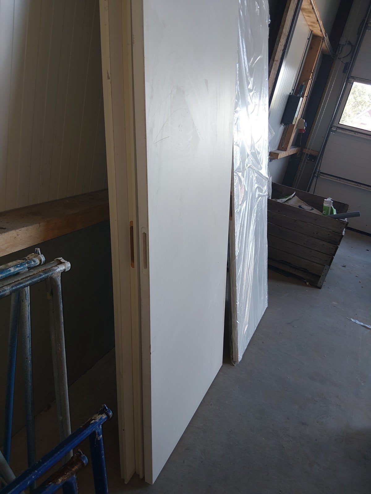 Witte opdek binnendeur., Ophalen, 80 tot 100 cm, Binnendeur, Nieuw