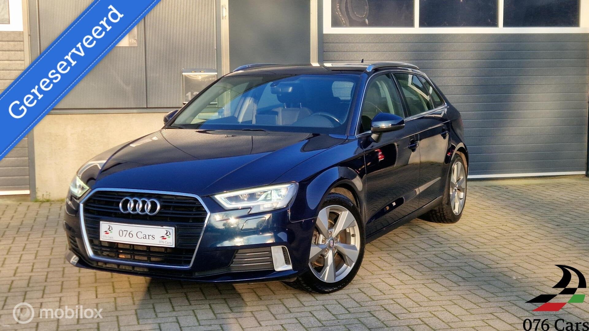 Audi A3 Sportback 1.0 TFSI Sport STANDKACHEL LED NAVI CRUISE, Auto's, Blauw, 116 pk, 999 cc, Hatchback