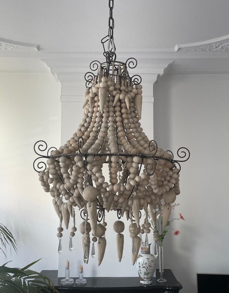 Mud studio Zuid Afrika Chandelier, Huis en Inrichting, Ophalen, Zo goed als nieuw, Steen/keramiek