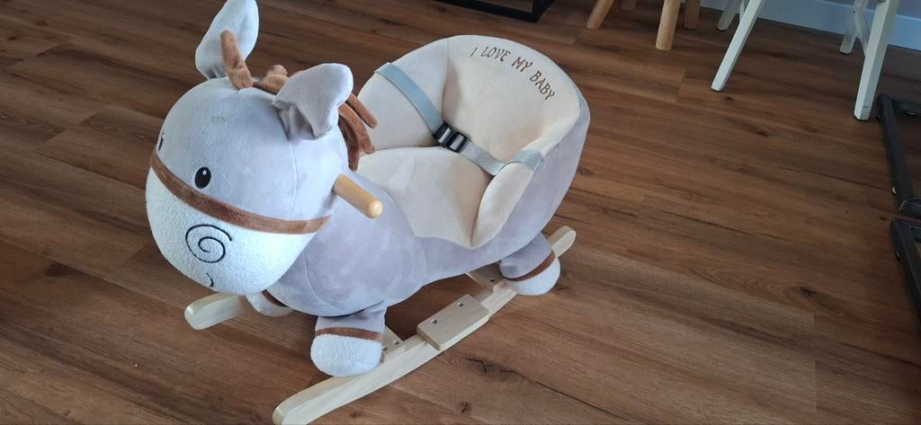 Babygo hobbel ezel, Ophalen, Zo goed als nieuw, Overige typen, Met geluid